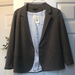 Grey blazer! Never worn with tags aqua blazer
